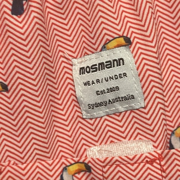 Mossman Australia Orange Toucan‎ Swim Shorts Size Large - Picture 6 of 7